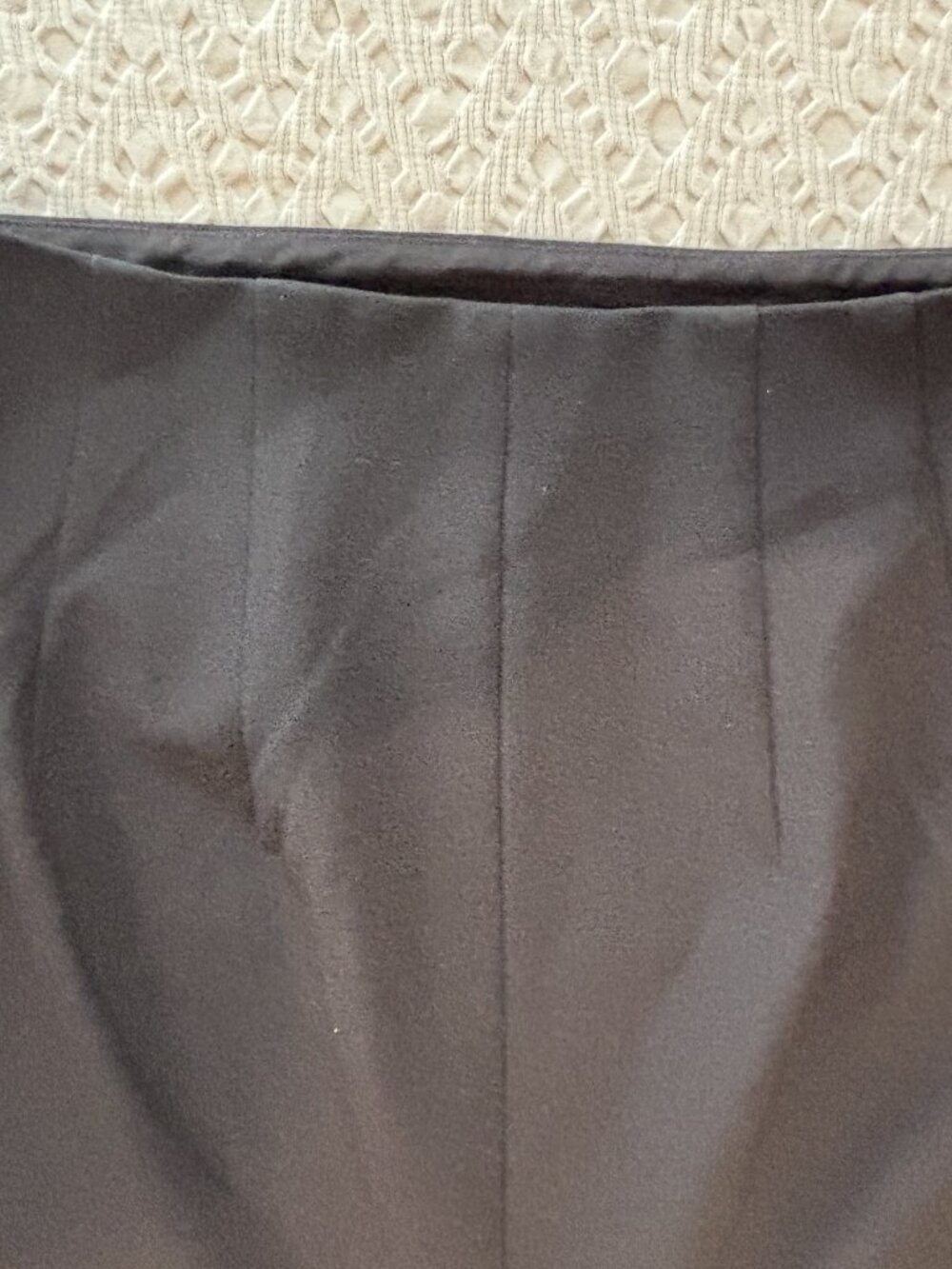 Express Black Crystal Floral Embellished Mini Skirt Lined Back Zip Size 4 - Picture 10 of 11